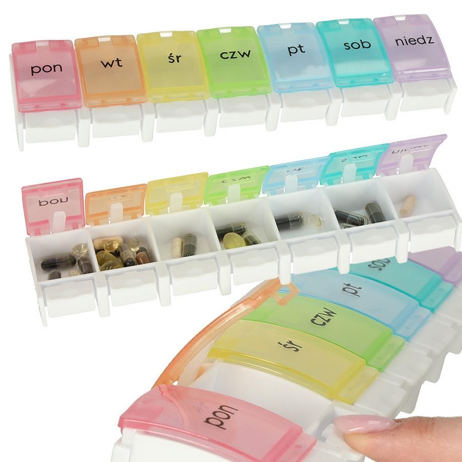 Pricenet  Wöchentlicher Pillen-Organizer-Behälter 7 Tage DE 