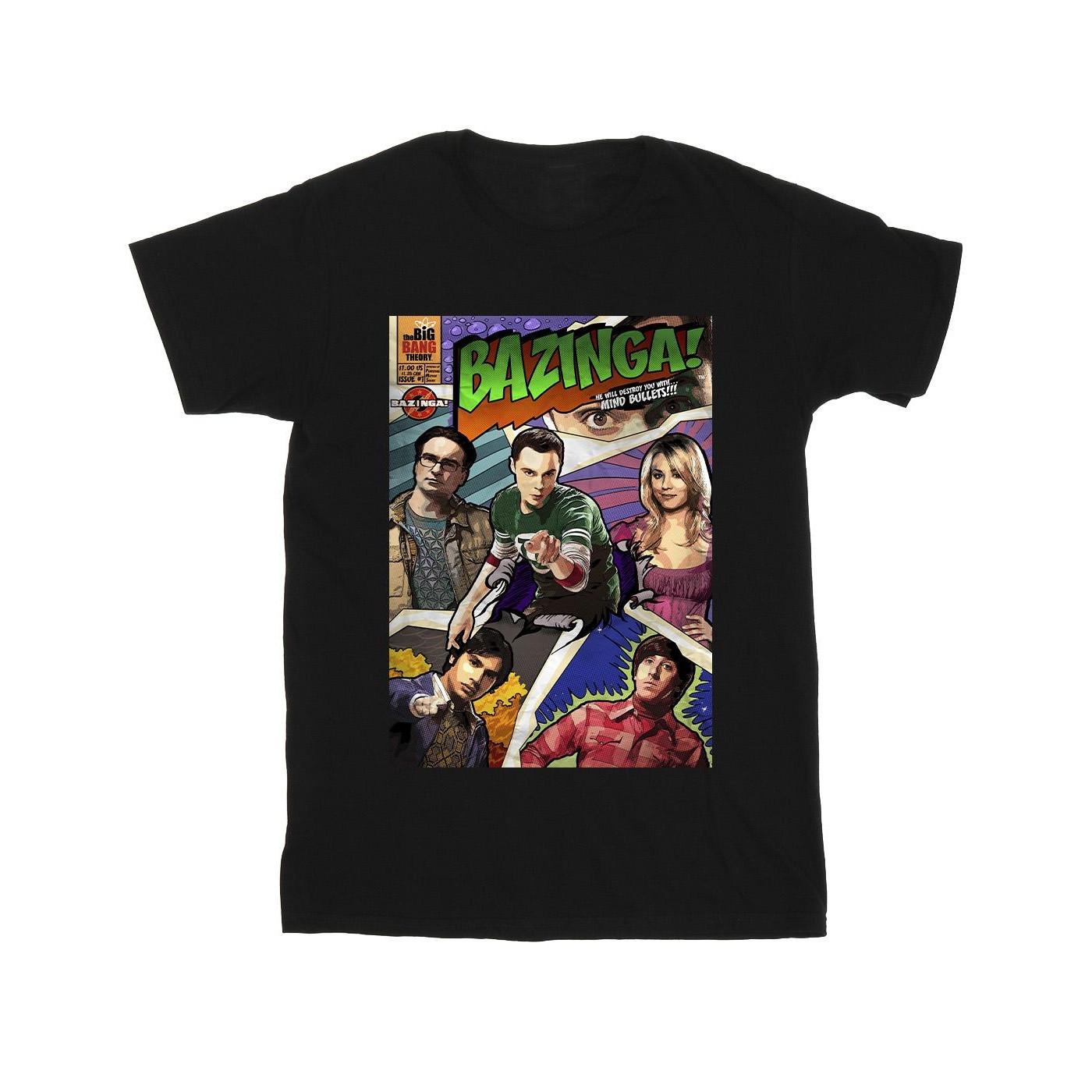 Image of Bazinga Cover Tshirt Herren Schwarz L