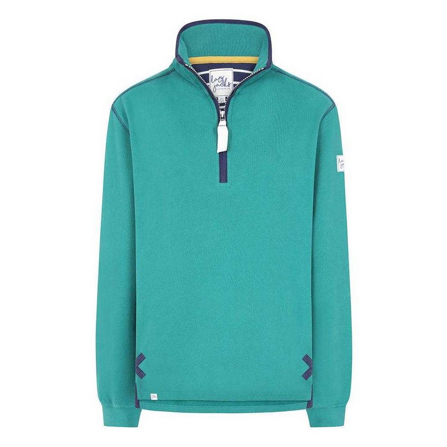 Sweatshirt  , mit kurzem Reißverschluss