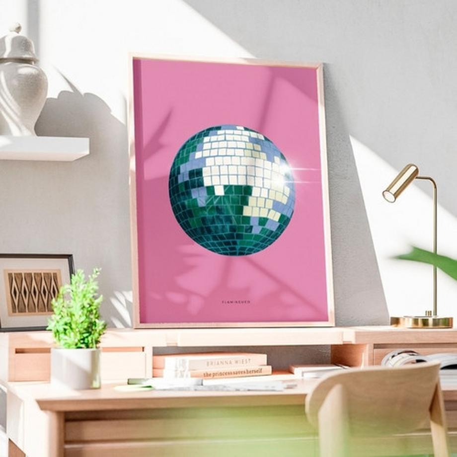 Poster 30 × 40 cm Disco Ball