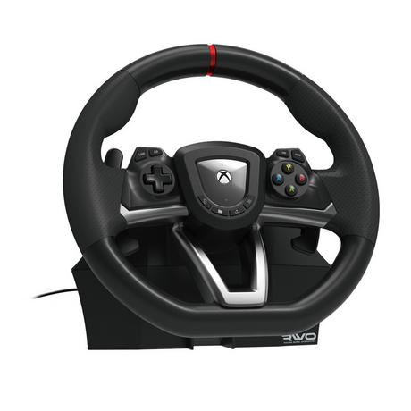 Hori  Racing Wheel Overdrive Noir, Argent Volant + pédales Xbox Series S, Xbox Series X 