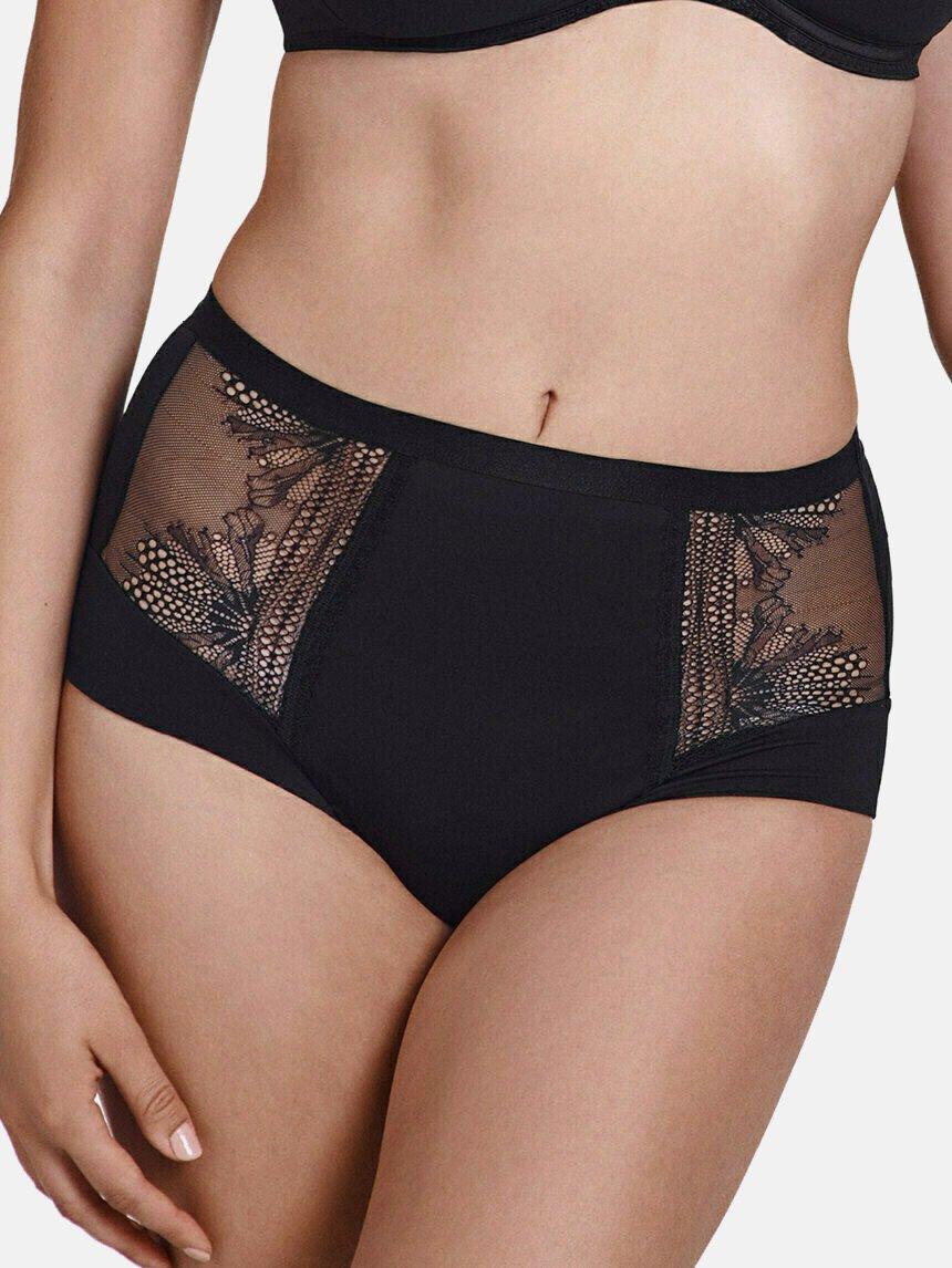 Image of Slip Mit Hoher Taille Gina Damen Schwarz 46