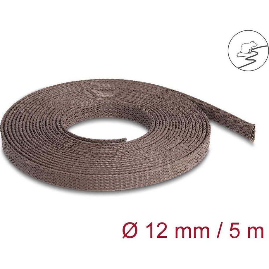 DeLock  Geflechtschlauch nagerfest 