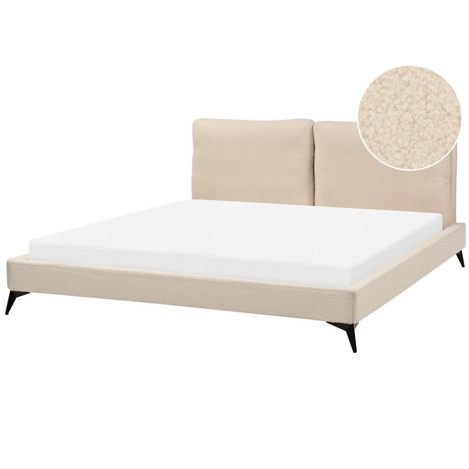 Lit avec sommier en Bouclé  MELLE