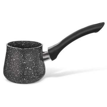 Pentola rivestita in granito con manico e beccuccio per caffè e latte