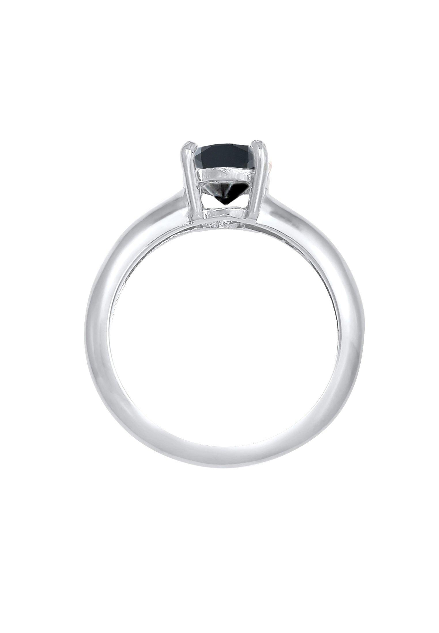 Elli  Bague Solitaire Avec Cristal De Zirconium 