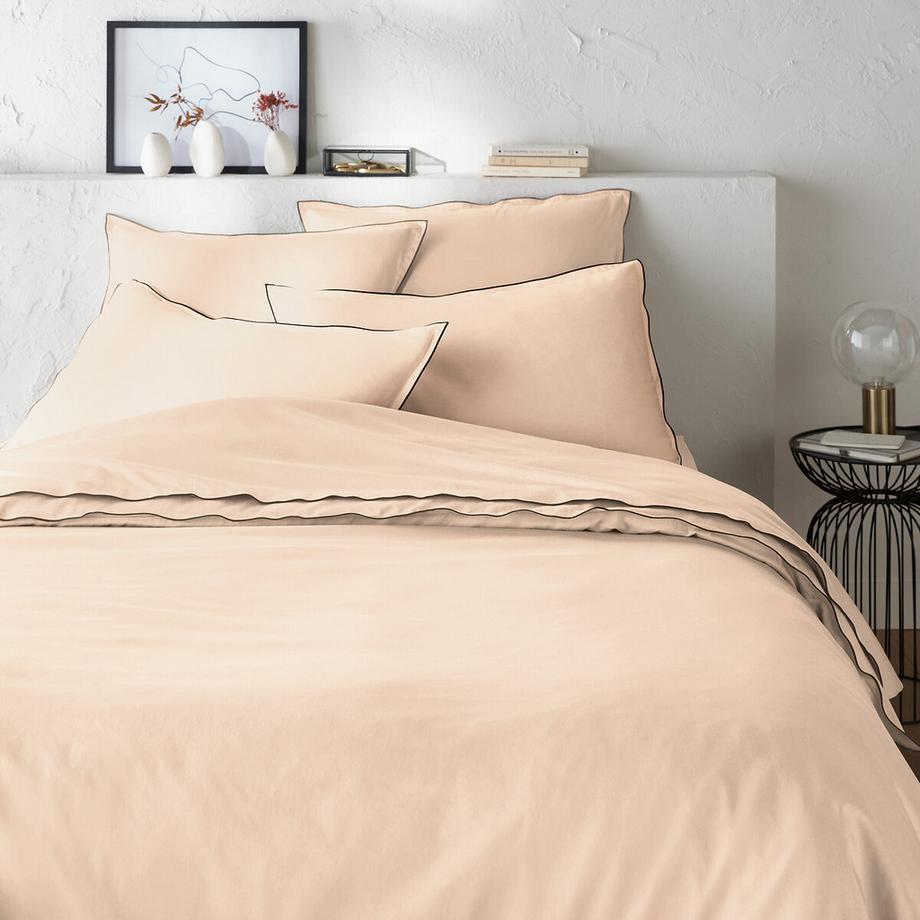 Housse de couette satin de coton lavé