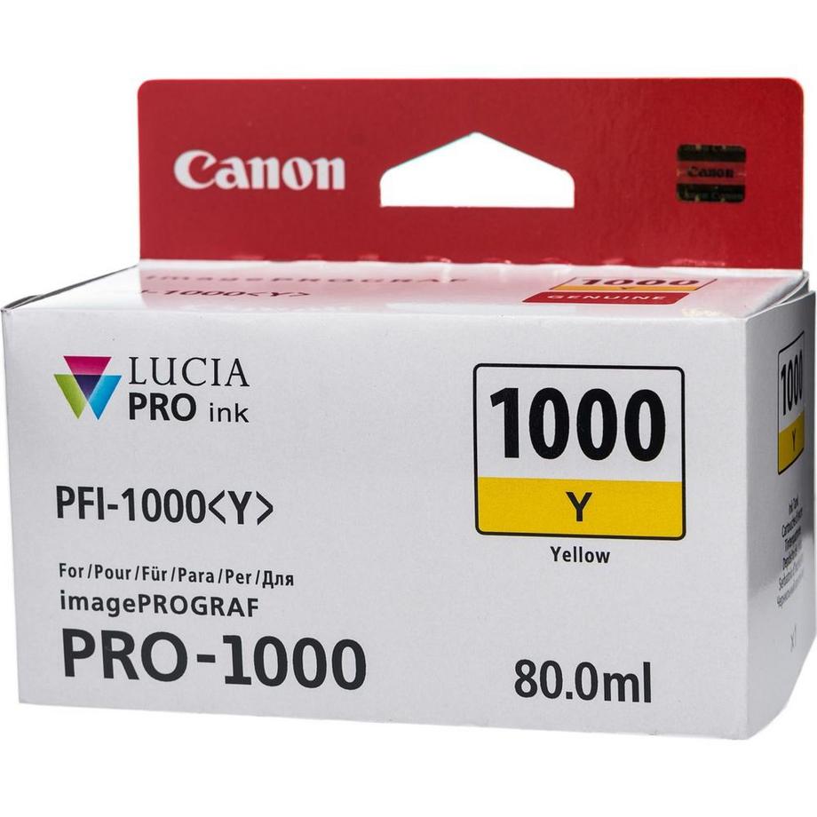 Canon  Ink PFI-1000Y Yellow 