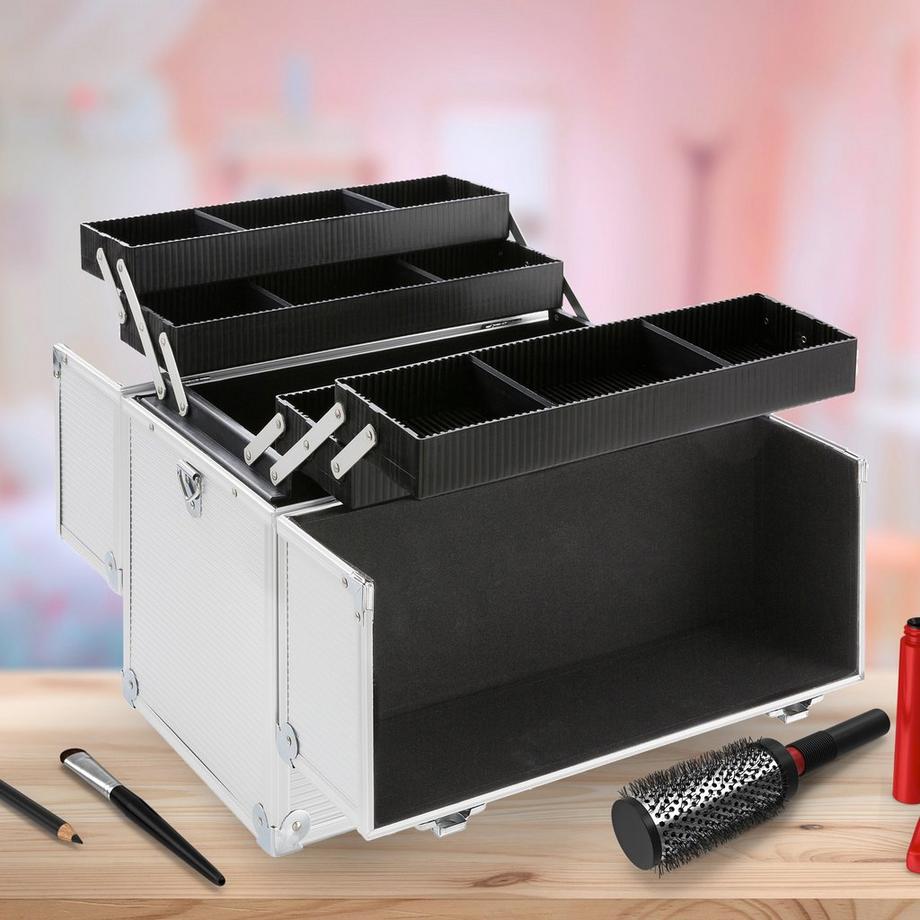 Arebos  Kosmetikkoffer groß | Schminkkoffer | Beauty organizer | Nagellack-Koffer 