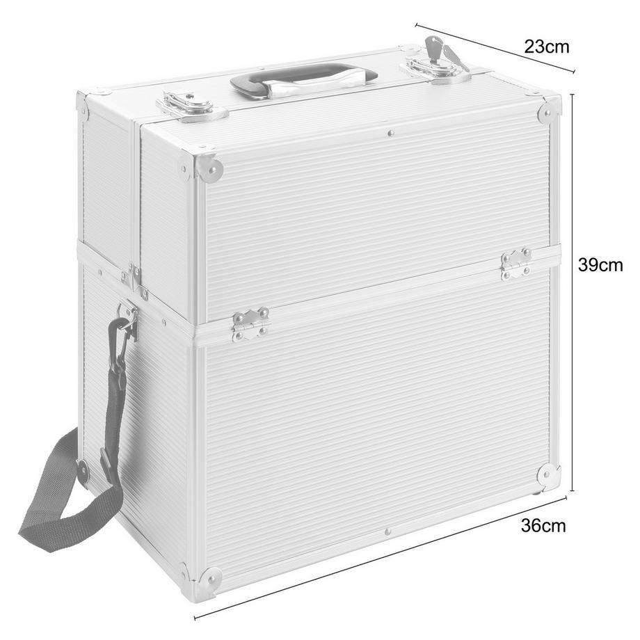 Arebos  Kosmetikkoffer groß | Schminkkoffer | Beauty organizer | Nagellack-Koffer 