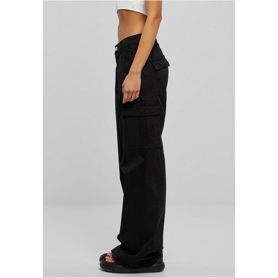 URBAN CLASSICS Cargo Taille Haute Jambe Large Pantalon  