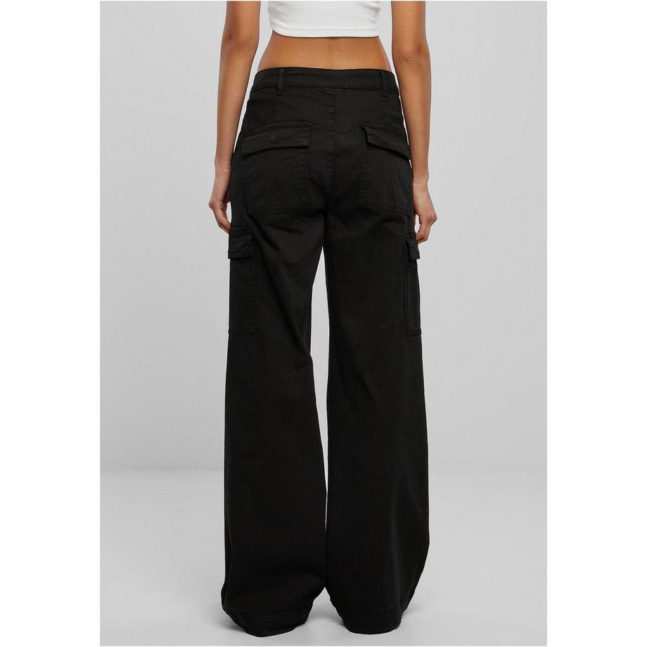 URBAN CLASSICS Cargo Taille Haute Jambe Large Pantalon  