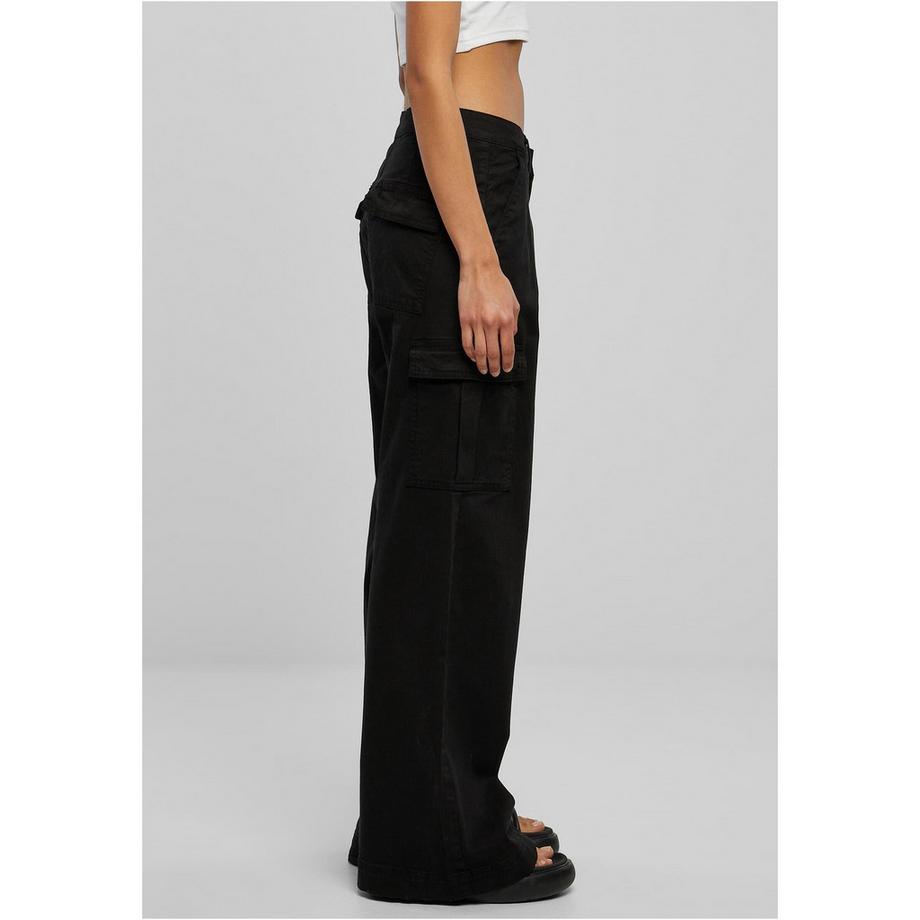 URBAN CLASSICS Cargo Taille Haute Jambe Large Pantalon  