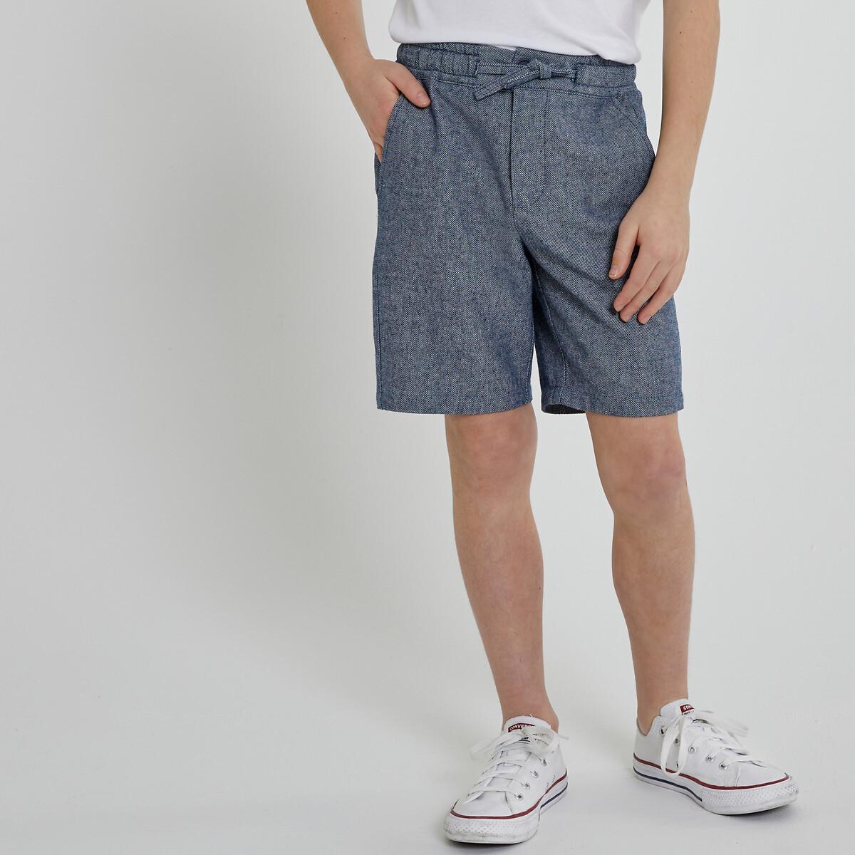 Image of Festliche Bermudas Jungen Blau 12A