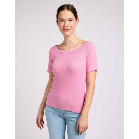 Lee  T-Shirt Off The Shoulder Rib 