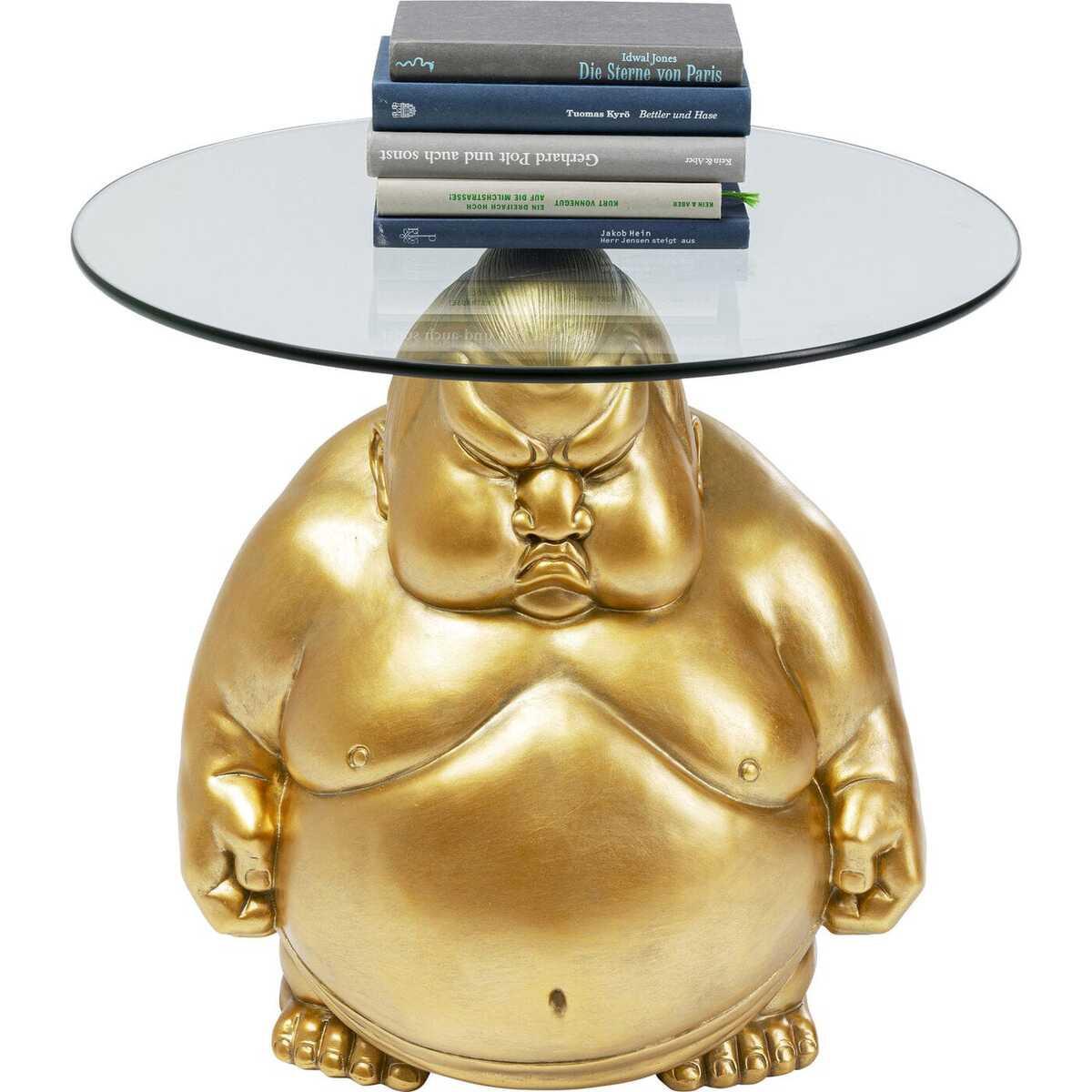 KARE Design Beistelltisch Monk Gold rund 54  