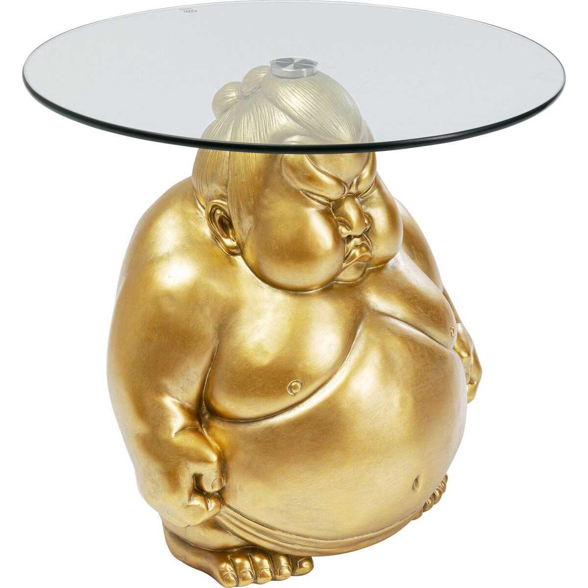 KARE Design Beistelltisch Monk Gold rund 54  