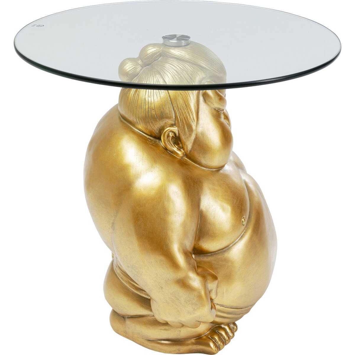 KARE Design Beistelltisch Monk Gold rund 54  