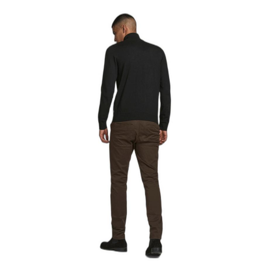 JACK & JONES Emil Strickpullover mit halbem Reissverschluss  