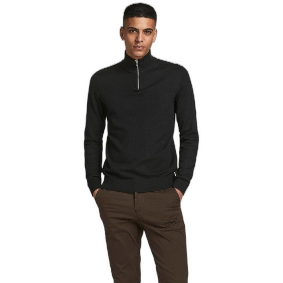 Halb-gezippter Pullover aus Strick  Emil