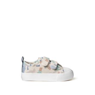 La Redoute Collections  Stoff-Sneakers mit Klettverschluss 