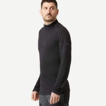 T-shirt manches longues - TREK 500 MERINO ZIP