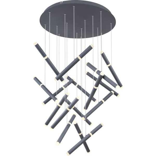 Image of Hängeleuchte Kelsy Metall graphit 1xLED Hängeleuchte Kelsy Metall graphit 1xLED