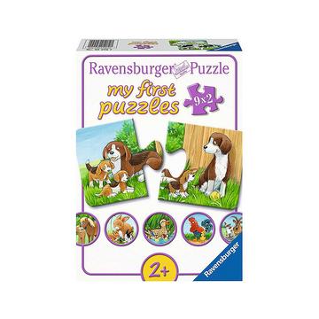 Ravensburger puzzle Familles d'animaux à la ferme 9x2p