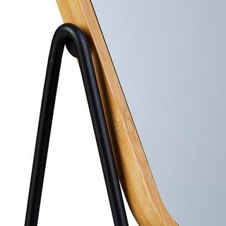 Northix  Tischspiegel mit Bambusrahmen 