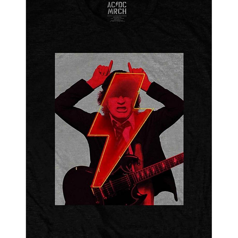AC/DC ACDC Angus Finger Horns T-Shirt  