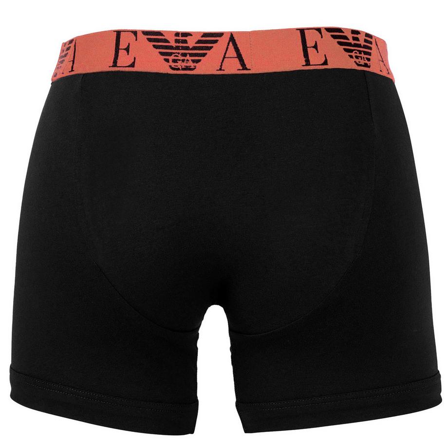 EMPORIO ARMANI Bold Monogram Boxer Aderenti Confezione da 3  
