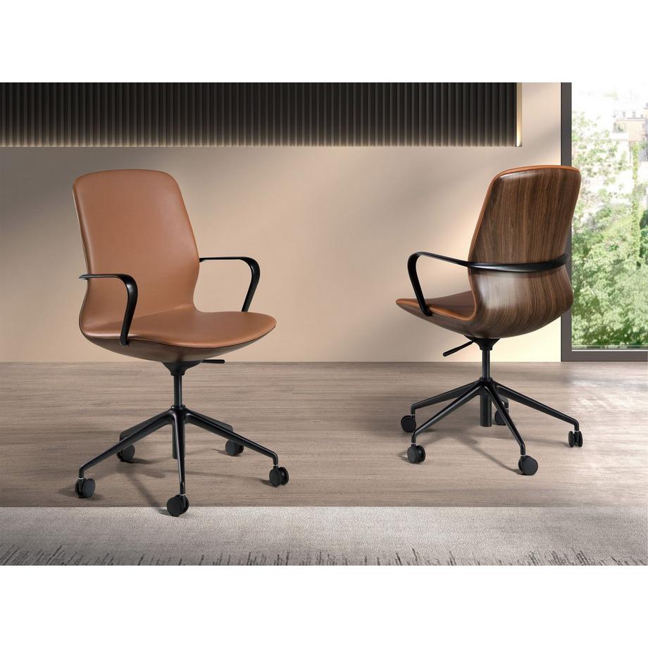 ANGEL CERDA Fauteuil de bureau pivotant en similicuir  