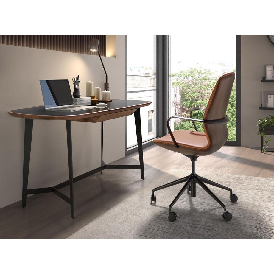 ANGEL CERDA Fauteuil de bureau pivotant en similicuir  