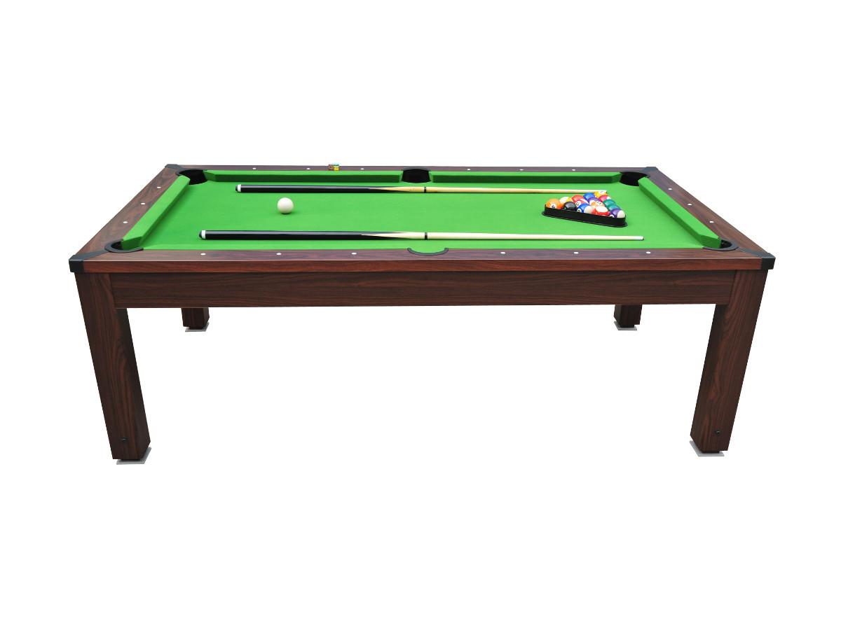 Vente-unique Multifunktionstisch Billard Esstisch höhenverstellbar 7119IMPERIALE  