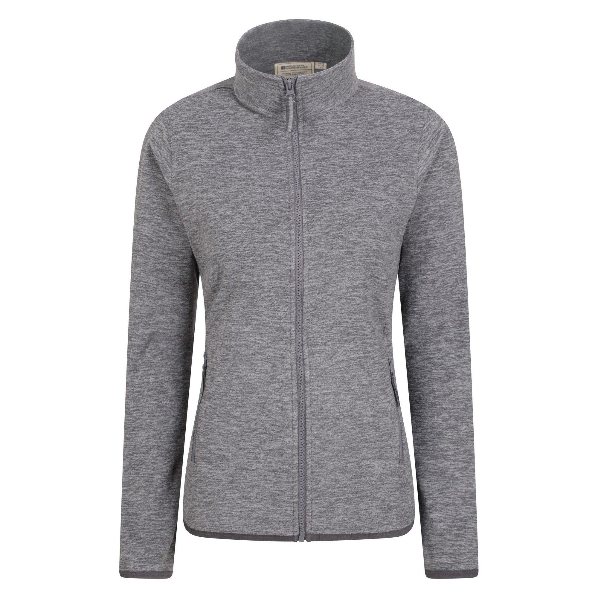 Image of Snowdon Ii Fleecejacke Durchgehender Reißverschluss Damen Grau 44