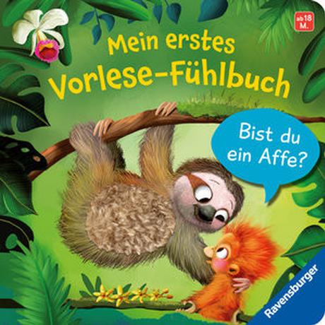 Mein erstes Vorlese-Fühlbuch: Bist du ein Affe? Orso, Kathrin Lena; Blanck, Iris (Illustrationen) Gebundene Ausgabe 