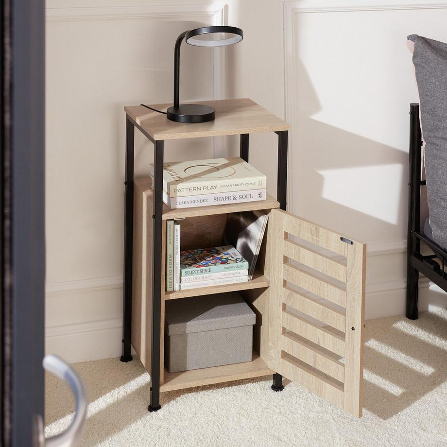 Tectake Armoire d'appoint DURHAM style industriel  