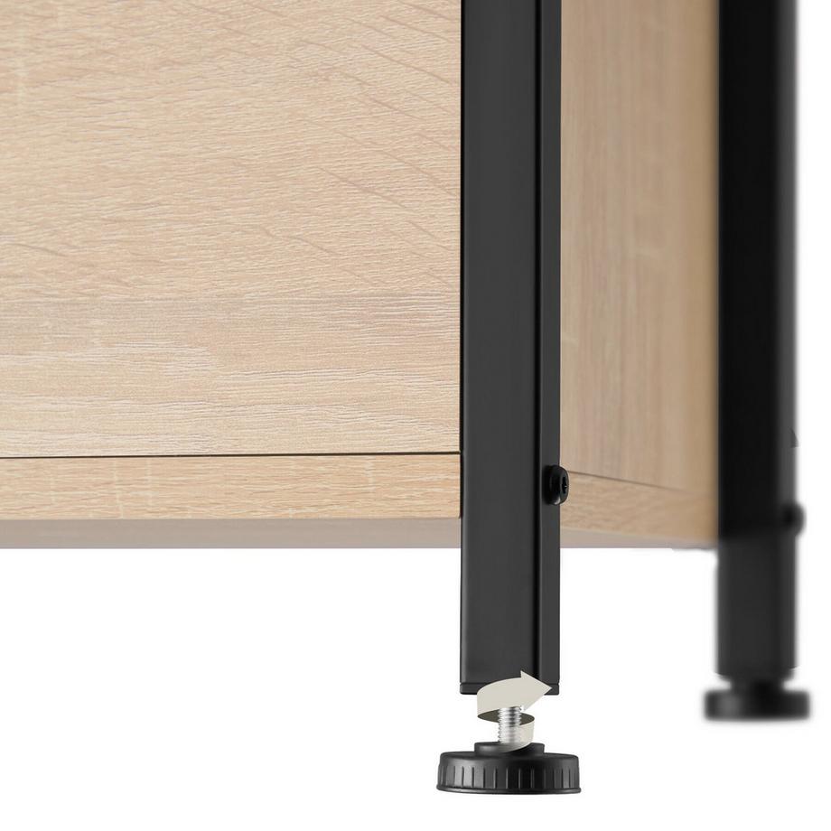 Tectake Armoire d'appoint DURHAM style industriel  