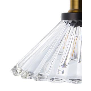 Beliani Lampe suspension en Verre Rétro COLORADO  