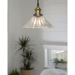 Beliani Lampe suspension en Verre Rétro COLORADO  