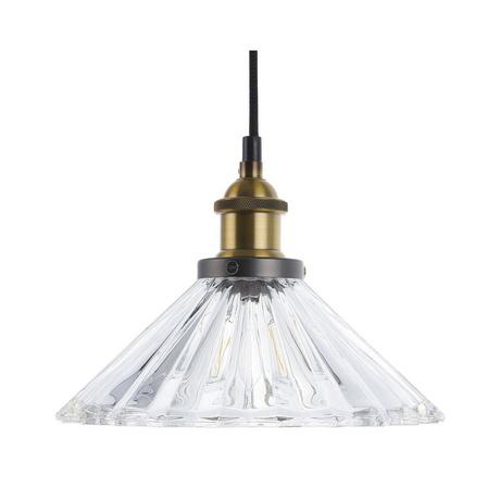 Beliani Lampe suspension en Verre Rétro COLORADO  