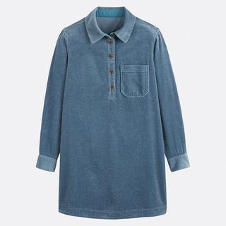 La Redoute Collections Signature Albane Abito Corto in Velluto a Coste  