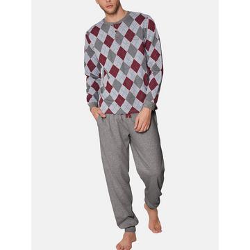 Pyjama tenue d'intérieur pantalon et haut Rombos