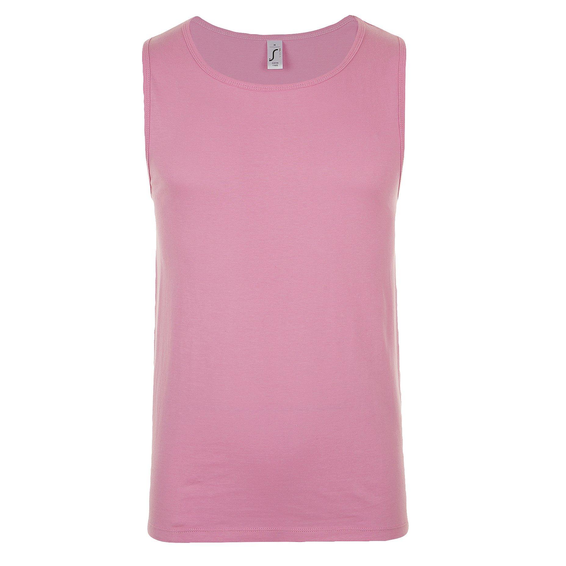 Image of Justin Tanktop Top, Ärmellos Unisex Pink S