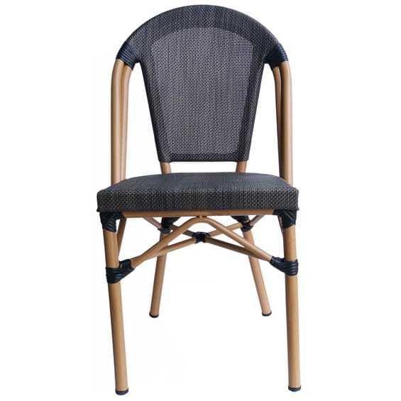 Image of Gartenstuhl Polyrattan dunkel (2er-Set) Gartenstuhl Polyrattan dunkel (2er-Set)