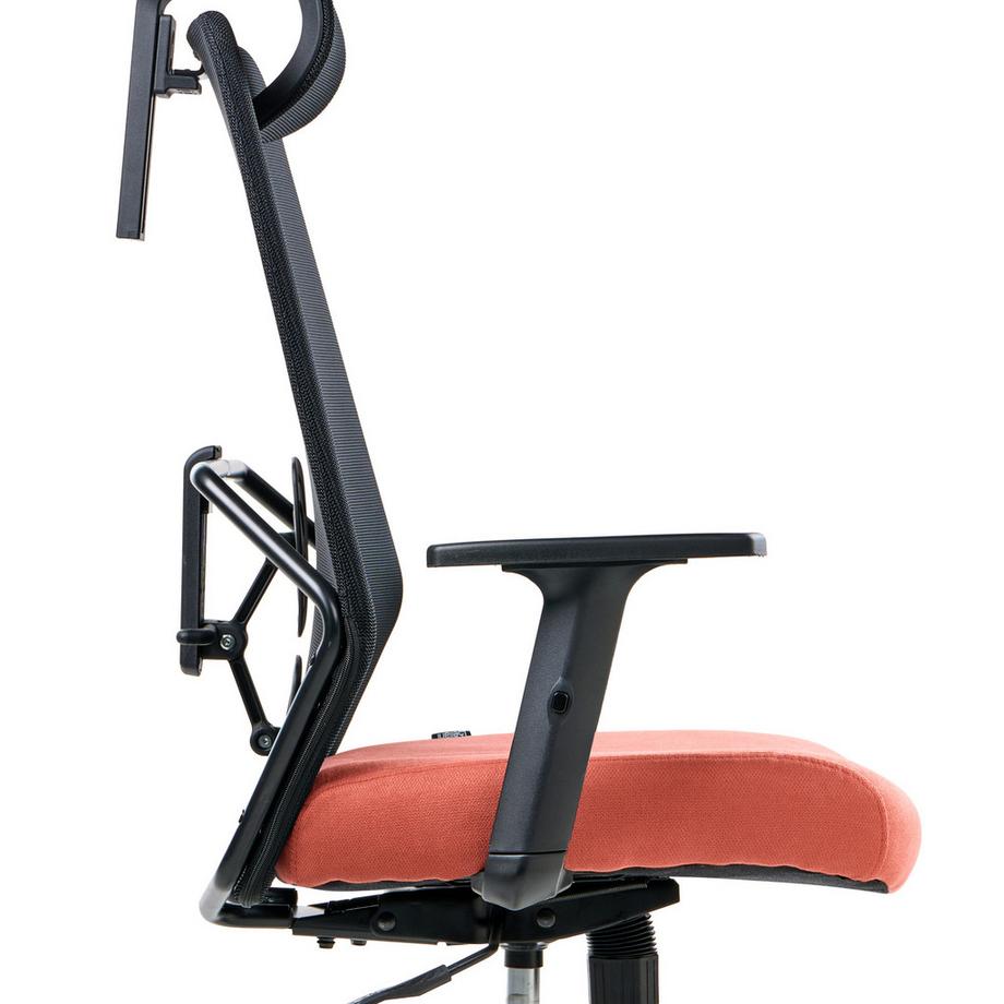 Beliani Sedia da ufficio en Tessuto a rete Moderno ORYN  