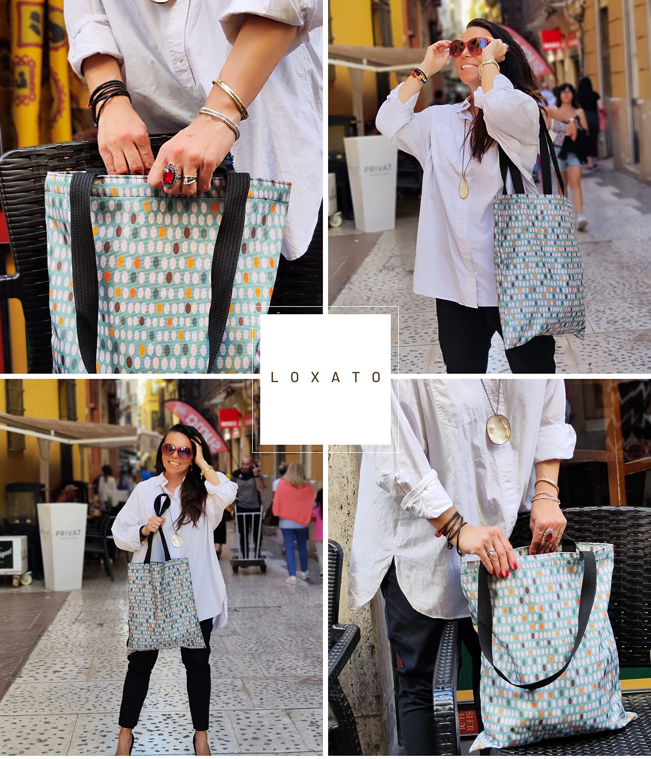 Only-bags.store Ästhetische Reissverschluss Bedruckte Jute Tragetasche  