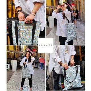 Only-bags.store Ästhetische Reissverschluss Bedruckte Jute Tragetasche  