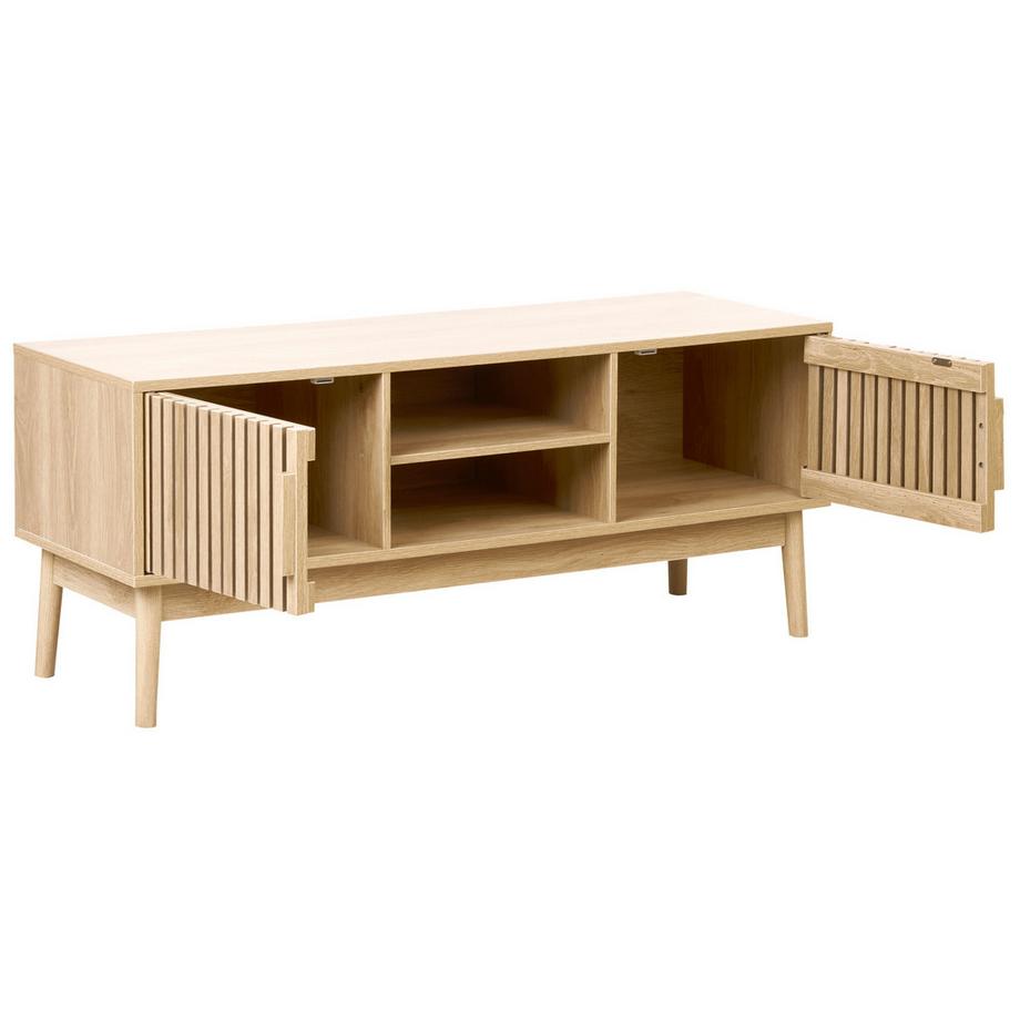 Beliani TV-Möbel aus MDF-Platte Mediterran LYNWOOD  