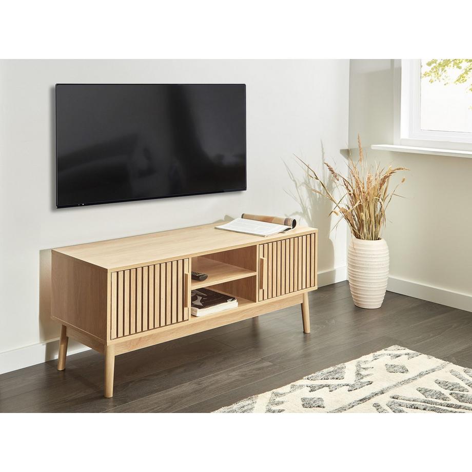 Beliani TV-Möbel aus MDF-Platte Mediterran LYNWOOD  